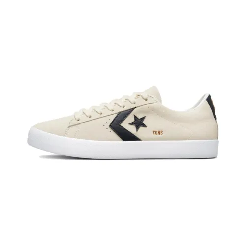 Конверс CONS Star Arrow PL Vulc Pro Slip Resistant Abrasion Resistant Low Top Скейтборд Кроссовки Unisex Бежевый Черный