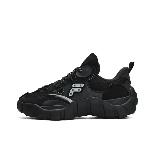 FILA FUSION BONE Низкий Топ Casual Мужской Черный