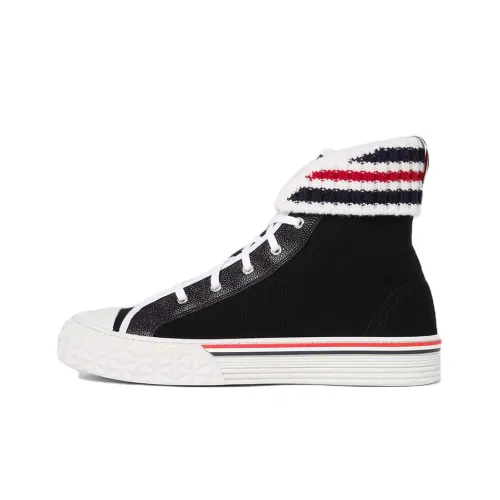 THOM BROWNE High Top Canvas Shoes Men's