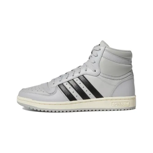 Adidas Originals TOP TEN RB Slip-resistant Abrasion-resistant Lightweight High-top Skateboarding Shoes Gray Adidas Originals TOP TEN RB Противоскользящие Износостойкие Легкие Высокие Кроссовки для Скейтбординга Серые