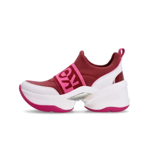 MICHAEL KORS Устойчивый к истиранию Низкий Топ Спортивная Повседневная Обувь Женская Белая Красная