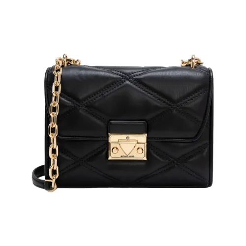 MICHAEL KORS Serena Кожа Конверт Сумка через плечо Средняя Женская Черная