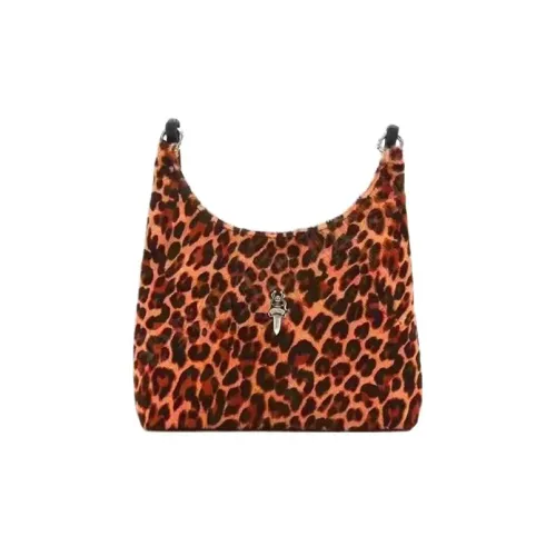 Chrome Hearts Сумка через плечо Сумка Сумка на плечо Женская Оранжевая Коричневая