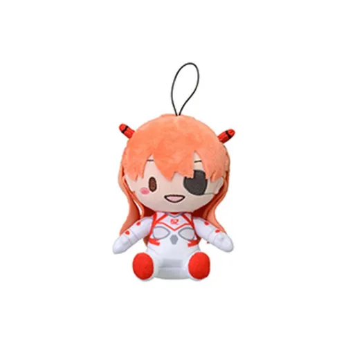 Сега Евангелион Аска Лангли Шикинами BATTLE Костюм Версия B Кукла Плюшевая Брелок Высота 16 см
