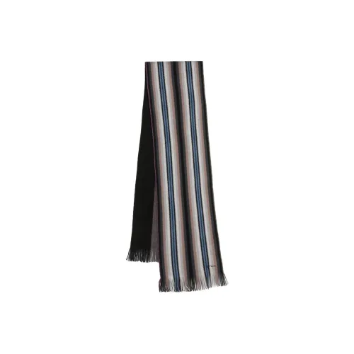 Paul Smith Шерпа из шерсти, шарфы, черные, мужские