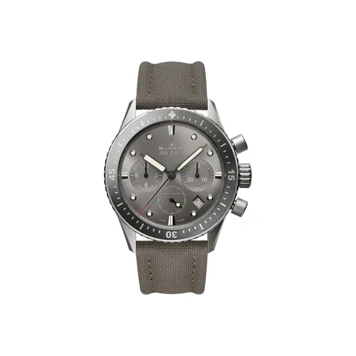 BLANCPAIN FIFTY FATHOMS Автоматический Механический Механизм Мужские Часы 43 мм Серый Циферблат Титановый Сплав Корпус Часов