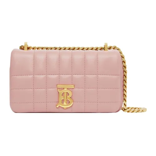 Burberry Lola Сумка Lambskin Crossbody Сумка через плечо Женская Розовая