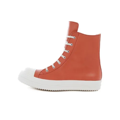 RICK OWENS совместный бренд RO Cortina Grease MID Топ Стильные Скейтбординги Мужской Апельсин