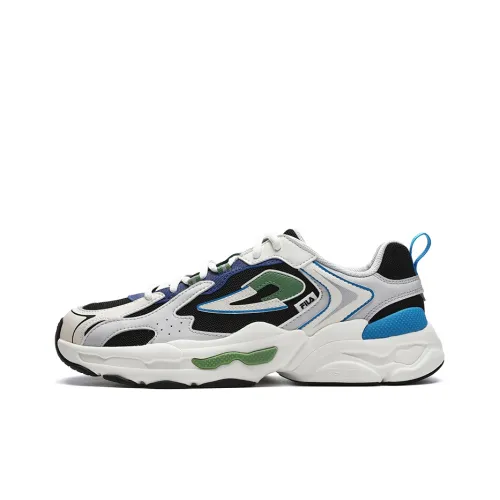 FILA Y2K Low Топ Casual Мужской Белый Черный Лотос Серый