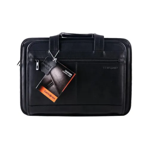 SAMSONITE Бизнес-сумка из коровьей кожи портфель сумка через плечо сумка для ноутбука мужская черная