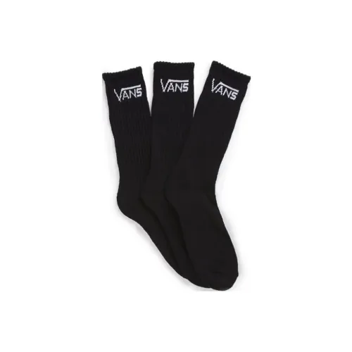 Vans 3 Pack Черные Мужские Носки до колена