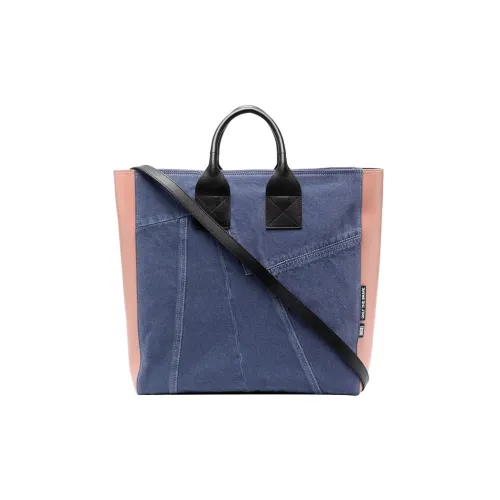 DIESEL Деним Пэчворк Тоут Сумка Сумка для покупок Сумка через плечо Сумка на одно плечо Обычная Женская Синяя