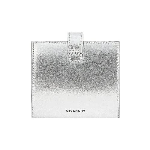 GIVENCHY 4G Sheepskin Wallet Маленький Women's Silver