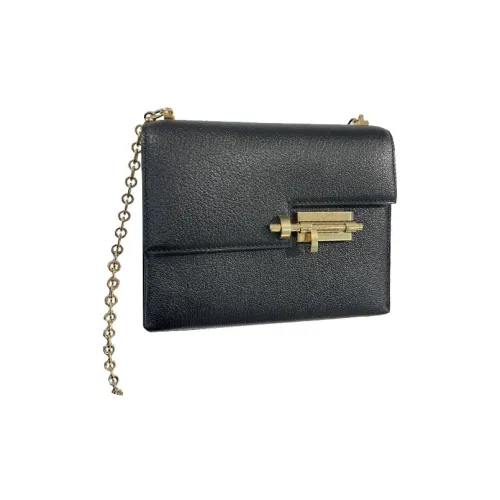 HERMES Verrou Mysore Chevro Verrou Сумка Сумка через плечо Мини Женская Черная