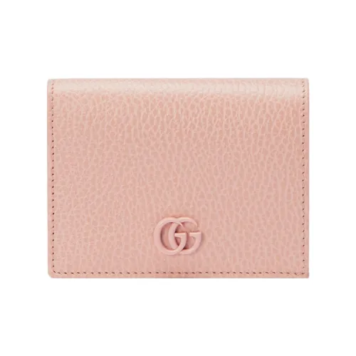 GUCCI GG Marmont Кожа Кошелек Женские Розовый