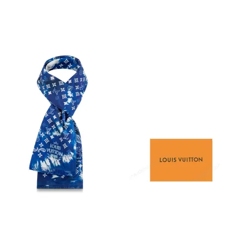LOUIS VUITTON Monogram Bandana Шарфы из хлопка вязаные Унисекс