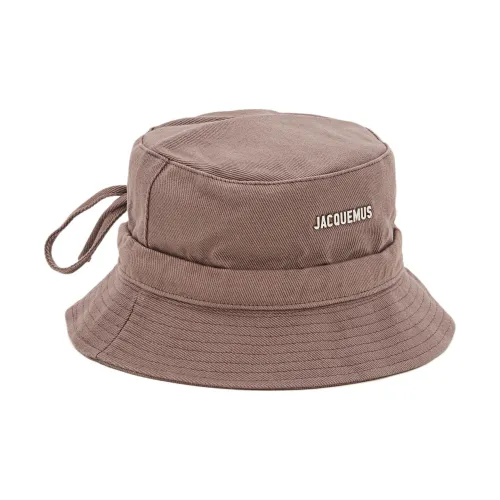 Jacquemus Cotton Bucket Hats Коричневый Мужской