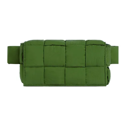 Bottega Veneta Cassette Ткань Слинг-сумка Сумка на пояс Мини Мужская Авокадо