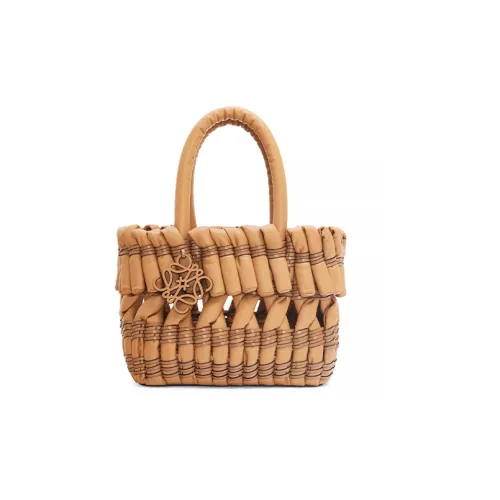 LOEWE Наппа Коровья кожа Сумка Маленькая Женская Теплый песочный