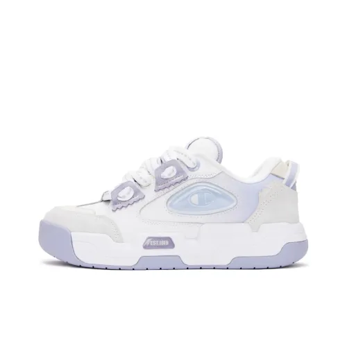 CANOTWAIT_ X Champion Valve V2 Low Топ Скейтборд Кроссовки Женские Серый Фиолетовый