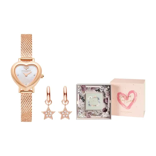 OLIVIA·BURTON Кварцевый механизм Женские часы 22 мм Белый