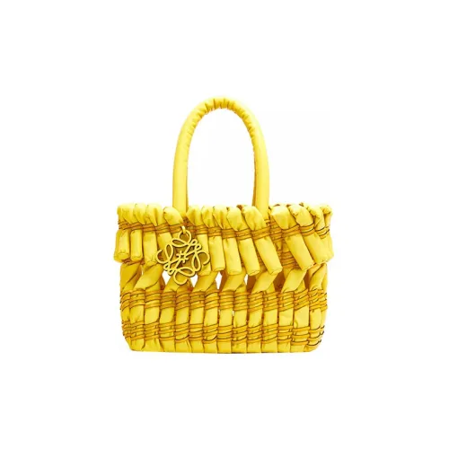 LOEWE Сумка из коровьей кожи Маленькая Женская Желтая