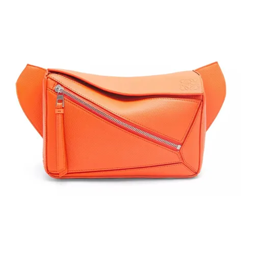 LOEWE Пазл Коровья кожа Бананка Маленький Мужской Апельсин