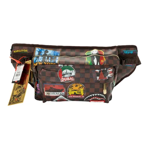 SPRAYGROUND Сумка через плечо из ПВХ сумка средний размер унисекс коричневый