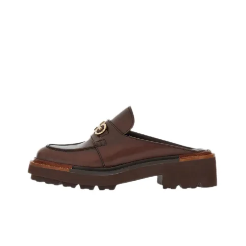 Ferragamo Домашние тапочки с резиновым покрытием женские коричневые