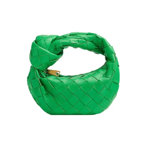 Bottega Veneta Jodie Lambskin Bag Extra Mini Women's Green Bottega Veneta Jodie Сумка из овечьей кожи Extra Mini Женская Зеленая