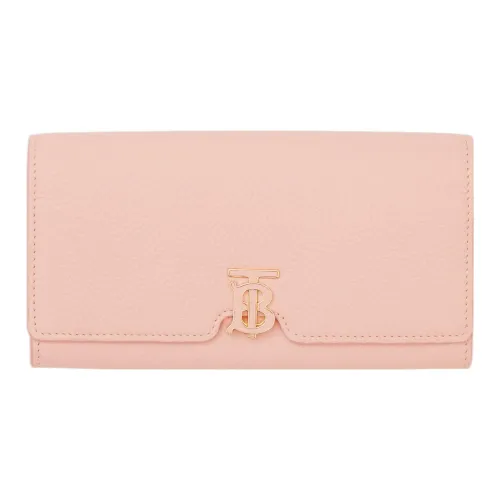 Burberry Телячья кожа Кошелек Женские Темно-розовый