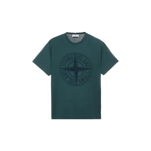 Stone Island Нефтяной Мужской T-Рубашки