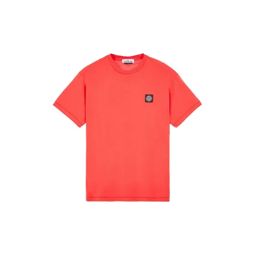 Stone Island Red Мужская T-Рубашка