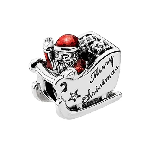 Pandora Стерлинговое серебро 925 пробы с эмалью и синтетическим кубическим цирконием ювелирные аксессуары, серебряный унисекс