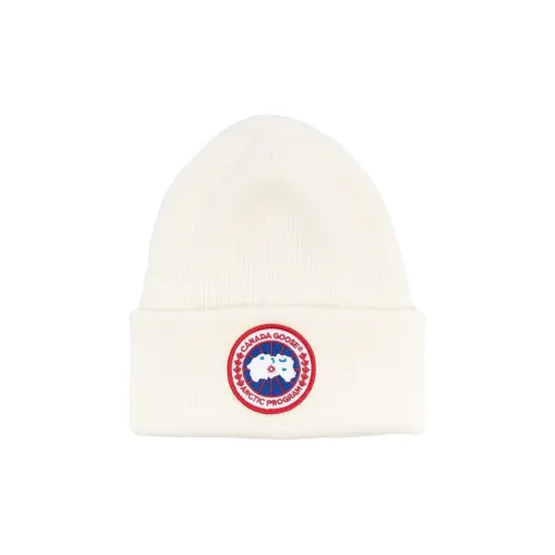Canada Goose Шерстяные Шапки Белые Мужские