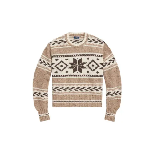 Polo Ralph Lauren FW22 Свитер Женский Светло-Коричневый