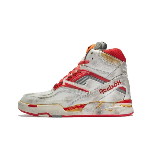 Reebok x Maison Margiela TZ Насос Deadstock High Топ Стильные Скейтбординги Мужской Белый Красный