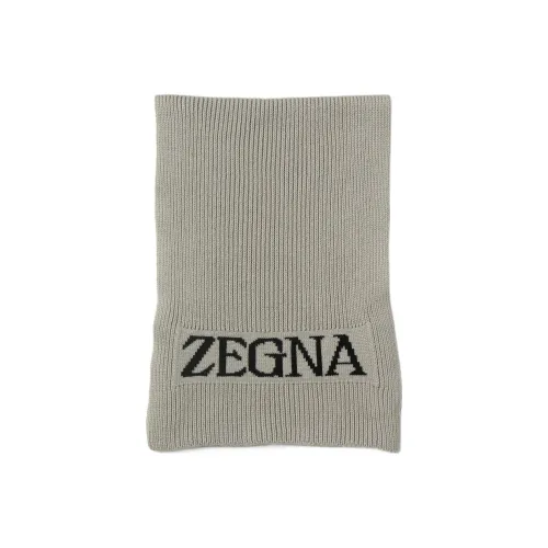 Ermenegildo Zegna Шерсть Вязаные Шарфы Серый Мужской