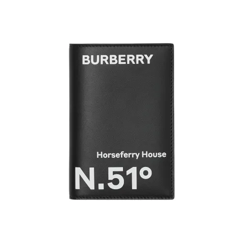 Burberry Lola Сумка Телячья кожа Держатель для паспорта Мужской Черный