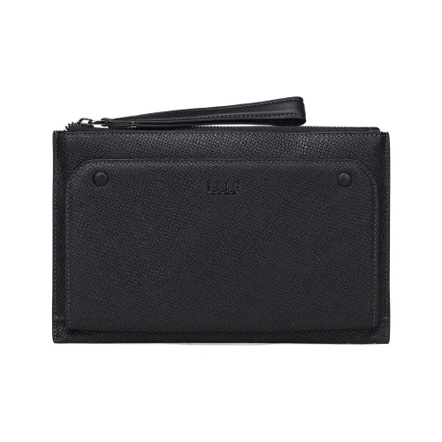 ELLE HOMME Сумка на запястье из коровьей кожи мужской клатч черный