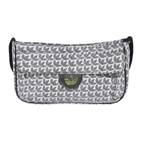 Adidas Originals Хлопок Сумка через плечо Мини Женская Черно-белая