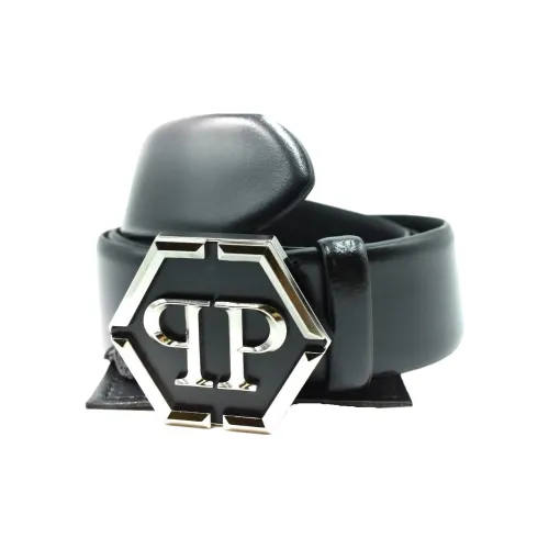 PHILIPP PLEIN Кожаные ремни Мужской Черный