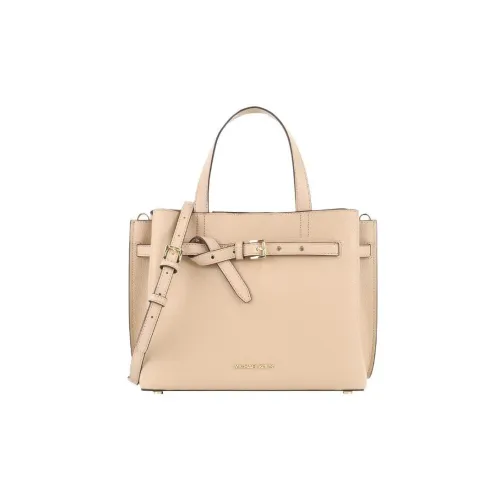 MICHAEL KORS Эмилия Коровья кожа Тоут Сумка Сумка для покупок Сумка через плечо Сумка на плечо Сумка Маленькая Женская Кремово-розовая