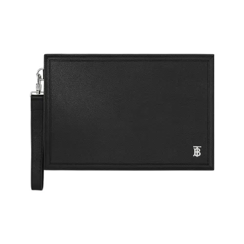 Burberry Телячья кожа Клатч Мужской Черный