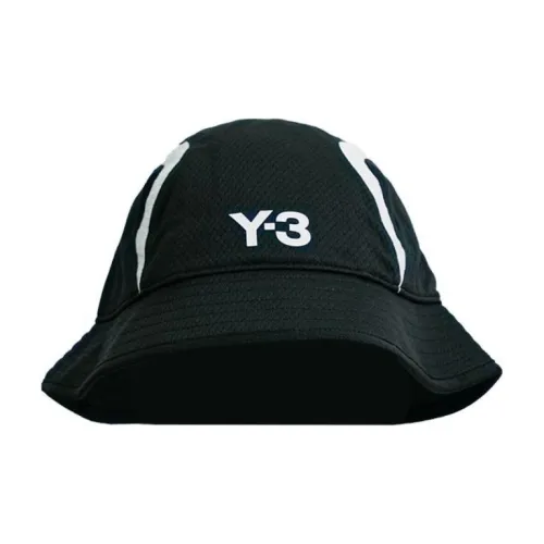 Y 3 Шляпы ведра Черный Унисекс