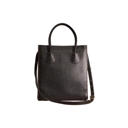 COACH Cashin Pebble Кожа Сумка через плечо Сумка Большая Женская Черная