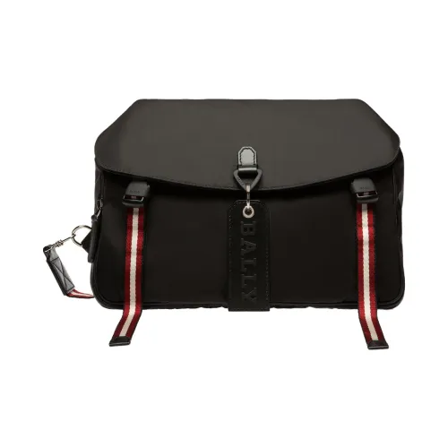 BALLY Nylon Messenger Bag Backpack Shoulder Bag Men's Black