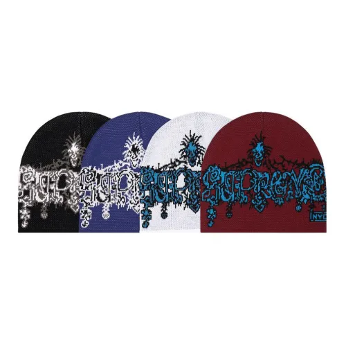 Supreme Шапки-бини Унисекс Черный Синий Белый Красный