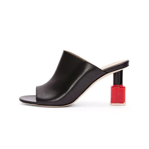 LOEWE Слипоны Женские Черный Красный