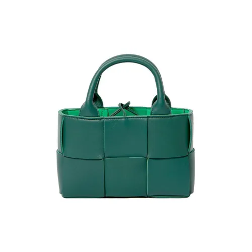 Bottega Veneta Arco Телячья кожа Тоут Сумка Сумка для покупок Сумка через плечо Сумка Женская Зеленая